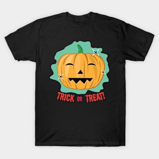 Laughing Halloween Pumpkin - Funny T-Shirt